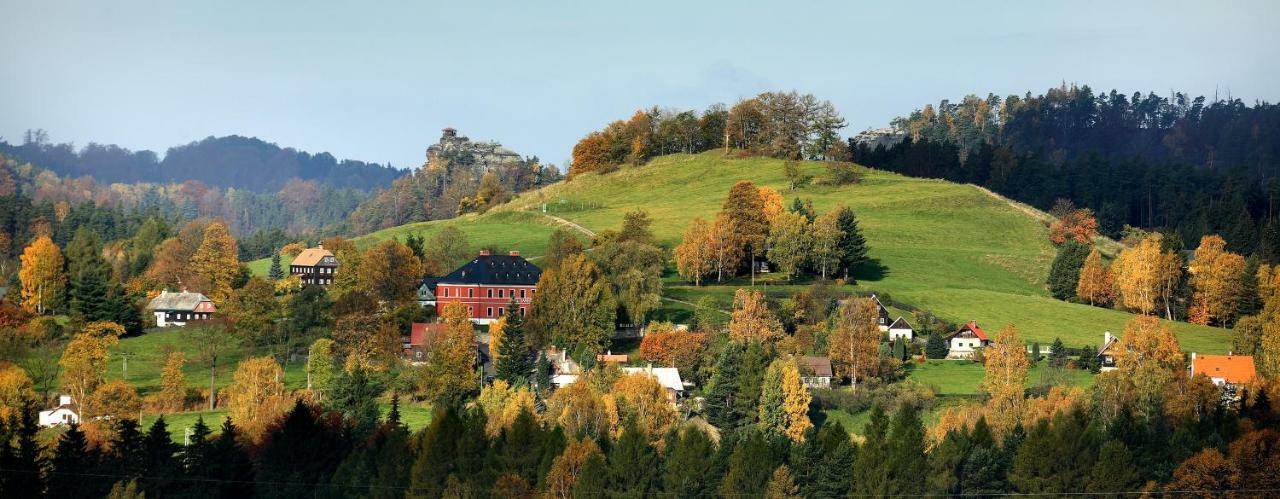 Wellness Hotel Zamecek Jetřichovice エクステリア 写真